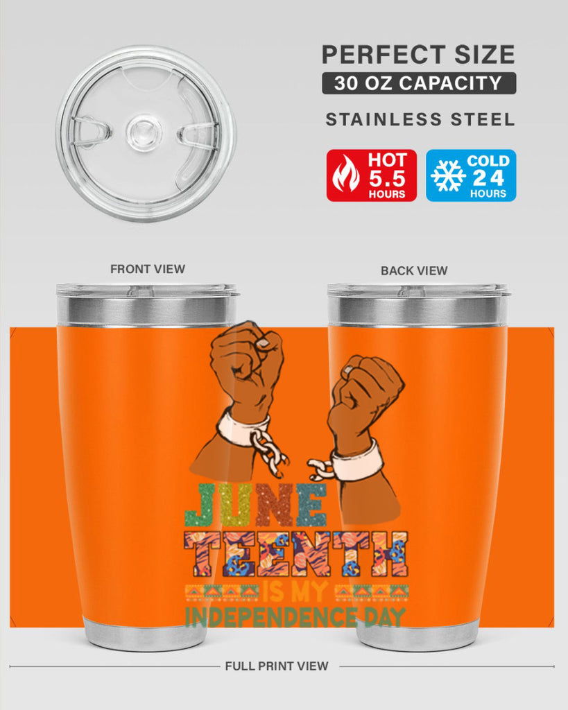 Juneteenth Is My Independence Day Png 29#- Juneteenth- tumbler