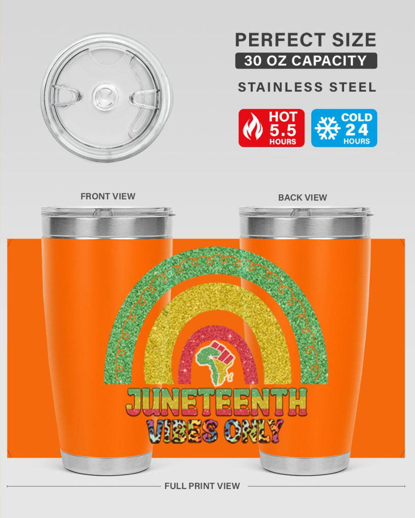 Juneteenth Vibes Only 5#- Juneteenth- tumbler