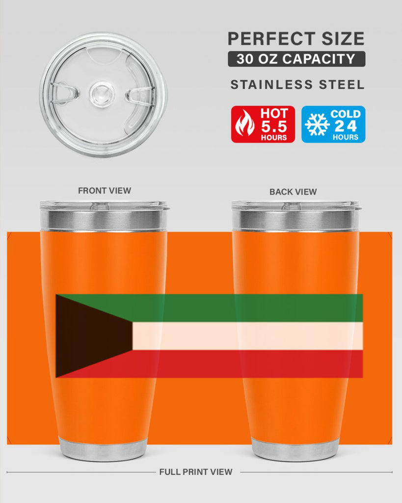 Kuwait 107#- world flags- Tumbler