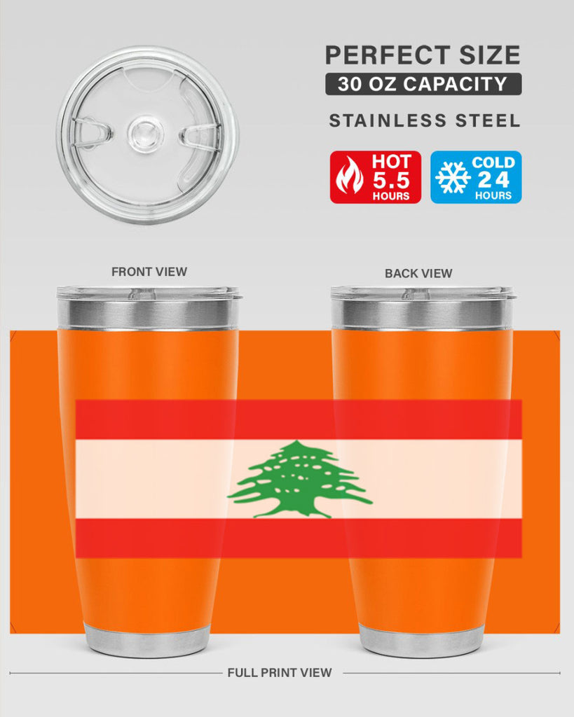 Lebanon 103#- world flags- Tumbler