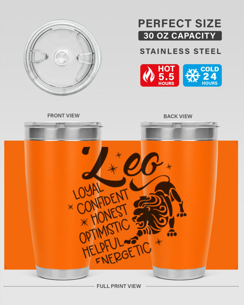 Leo 282#- zodiac- Tumbler