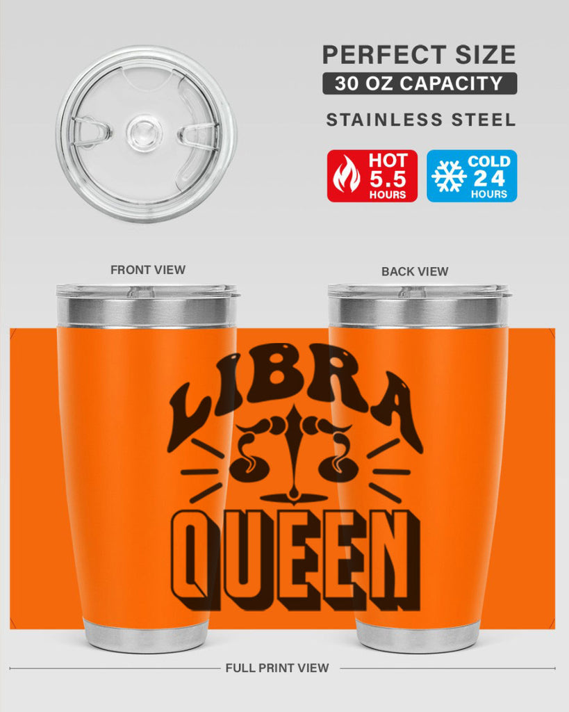 Libra queen 329#- zodiac- Tumbler