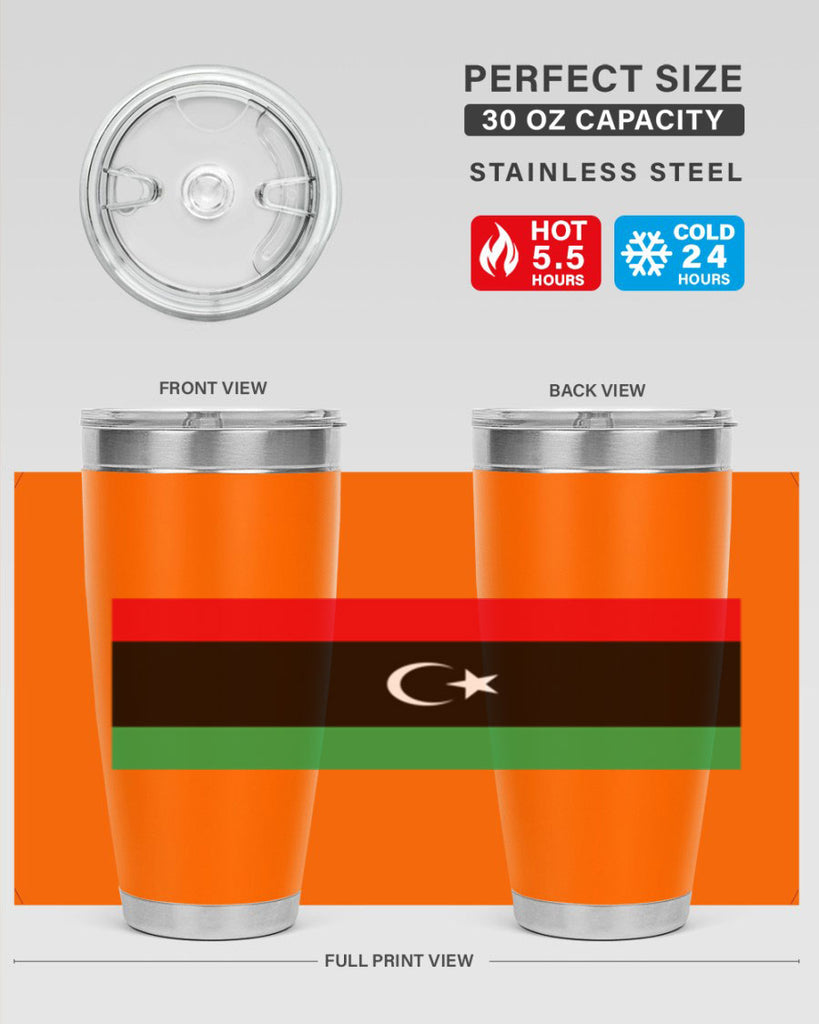 Libya 100#- world flags- Tumbler