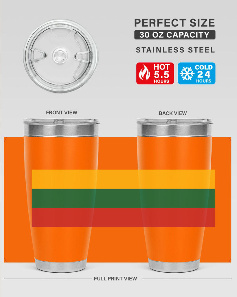 Lithuania 98#- world flags- Tumbler