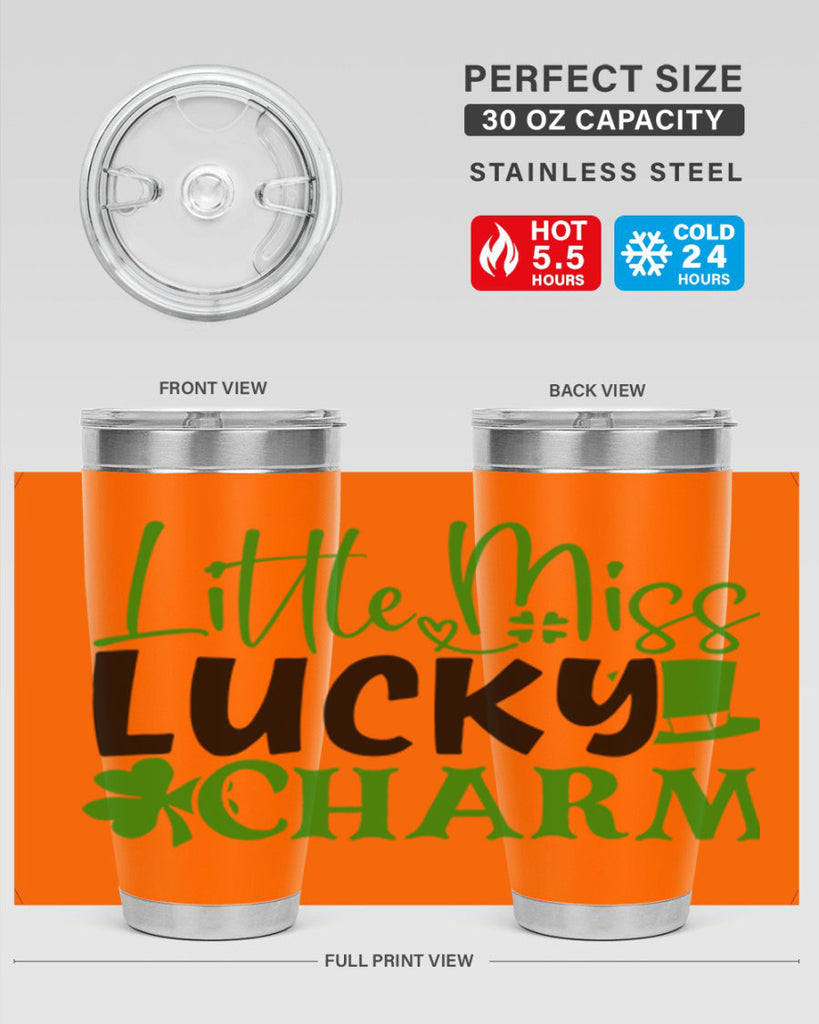 Little Miss Lucky Charm Style 154#- St Patricks Day- Tumbler
