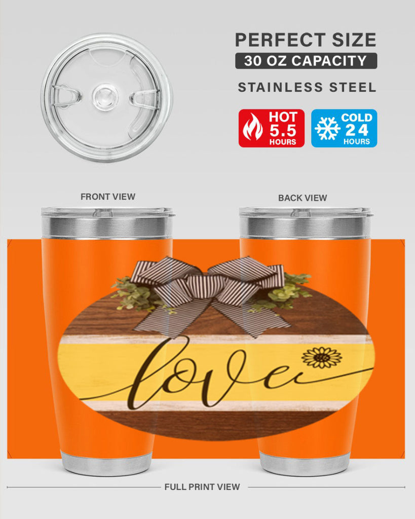 Love and daisy Mockup326#- spring- Tumbler