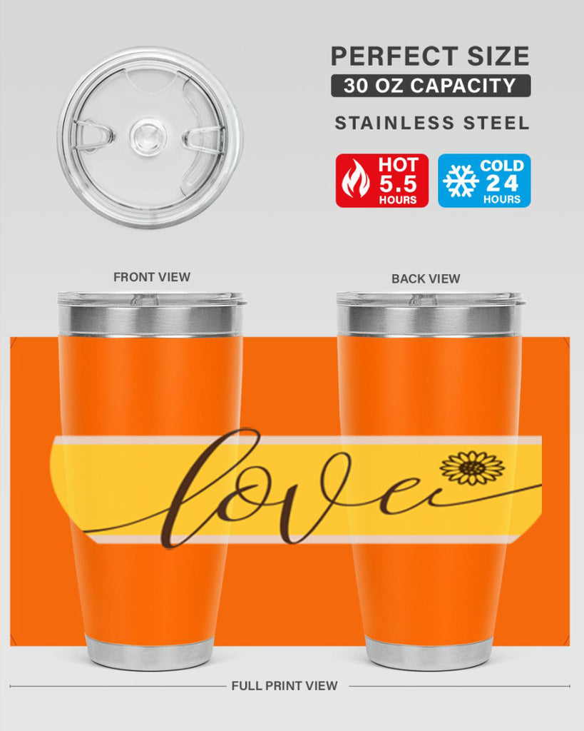 Love and daisy327#- spring- Tumbler