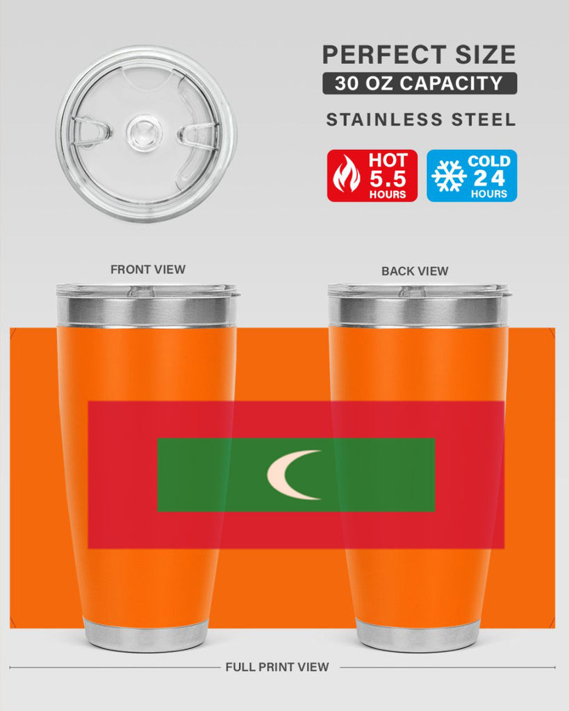 Maldives 93#- world flags- Tumbler