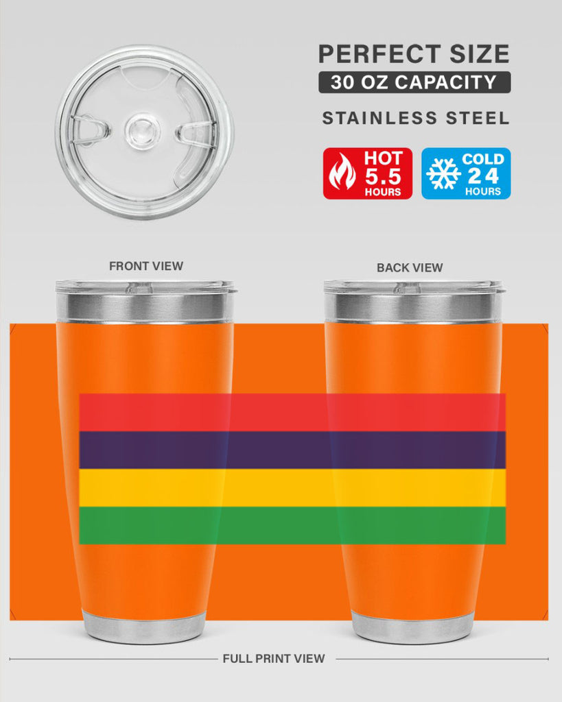 Mauritius 88#- world flags- Tumbler