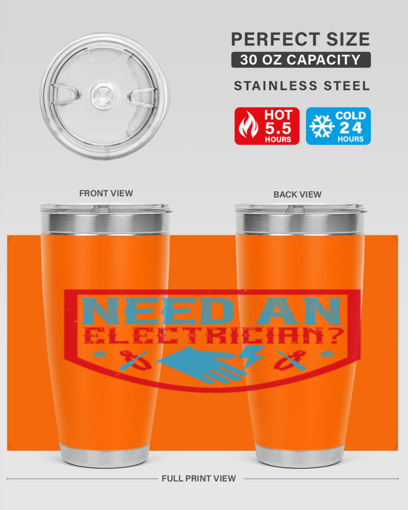 Need an electrician Style 23#- electrician- tumbler