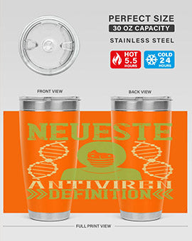 Neueste Antiviren Definition Style 28#- corona virus- Tumbler