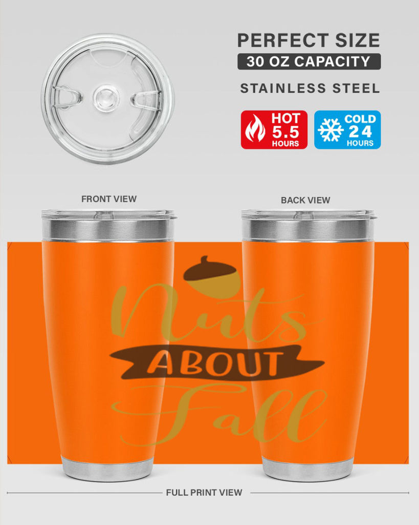 Nuts About Fall 442#- fall- Tumbler