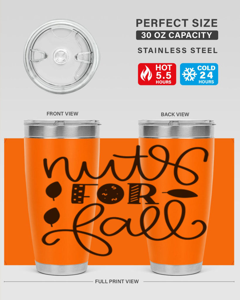 Nuts For Fall 446#- fall- Tumbler