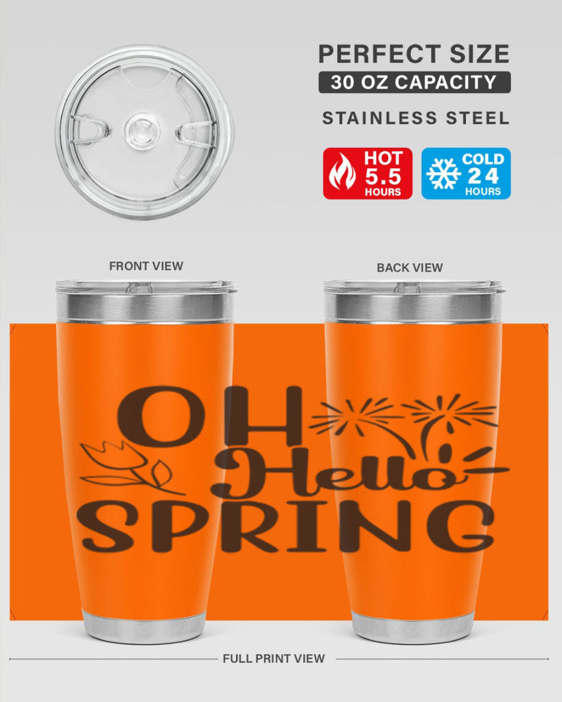 Oh hello spring 358#- spring- Tumbler