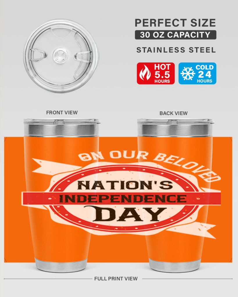 On our beloved Nations Independence Day Style 134#- Fourt Of July- Tumbler