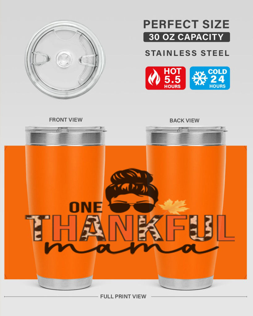 One thankful mama 463#- fall- Tumbler