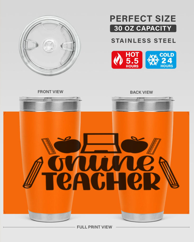 Online Teacher Style 61#- teacher- tumbler