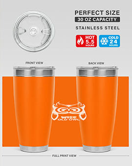 Owl Lover Wise Old Owl A TurtleRabbit 13#- owl- Tumblers