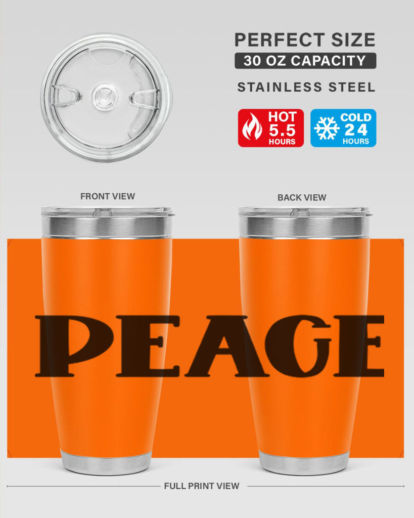Peace Style 40#- St Patricks Day- Tumbler