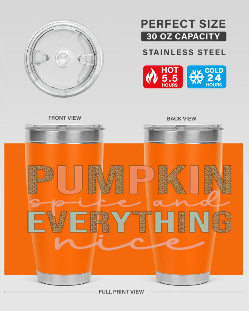 Pumpkin Spice And Everything Nice 533#- fall- Tumbler