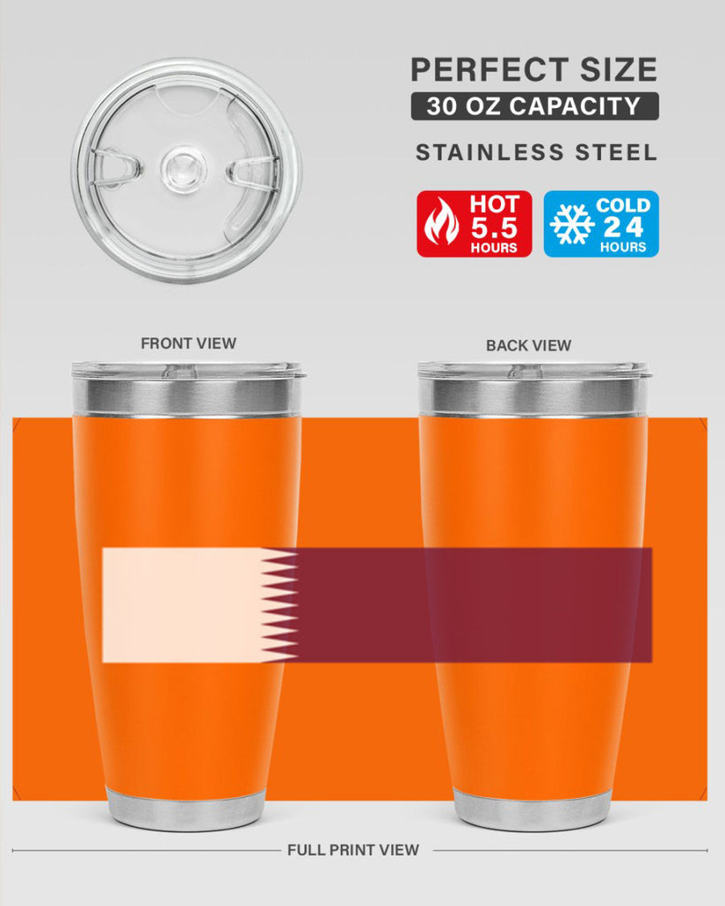 Qatar 56#- world flags- Tumbler