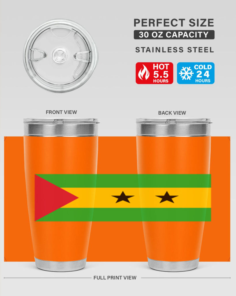 Sao Tome and Principe 47#- world flags- Tumbler