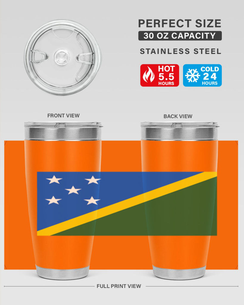Solomon Islands 38#- world flags- Tumbler