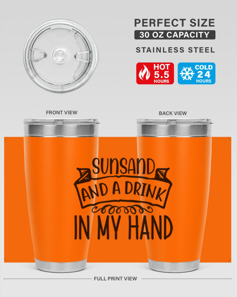 Sunsandandadrinkin 483#- zodiac- Tumbler