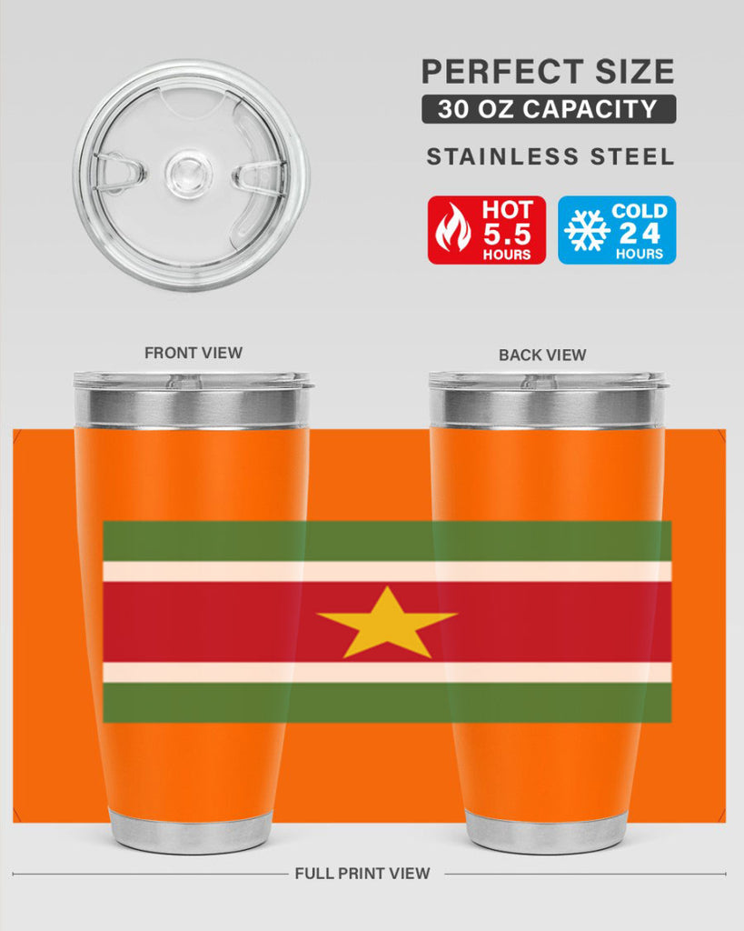 Suriname 30#- world flags- Tumbler