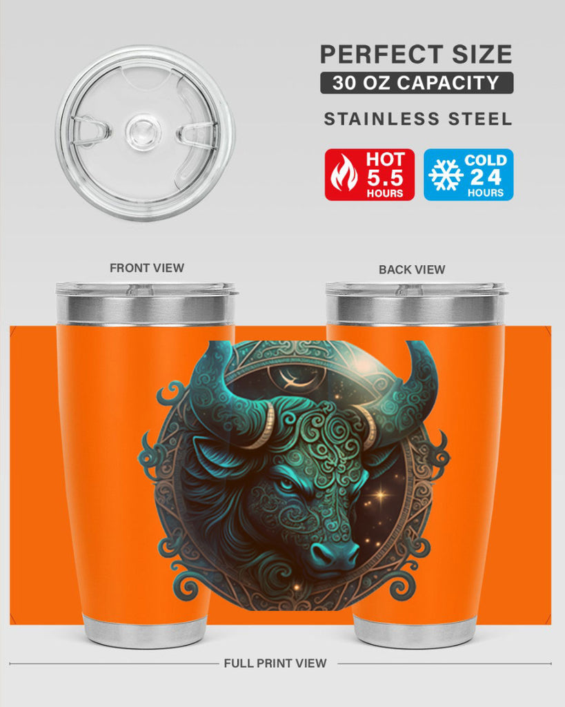 Taurus 485#- zodiac- Tumbler