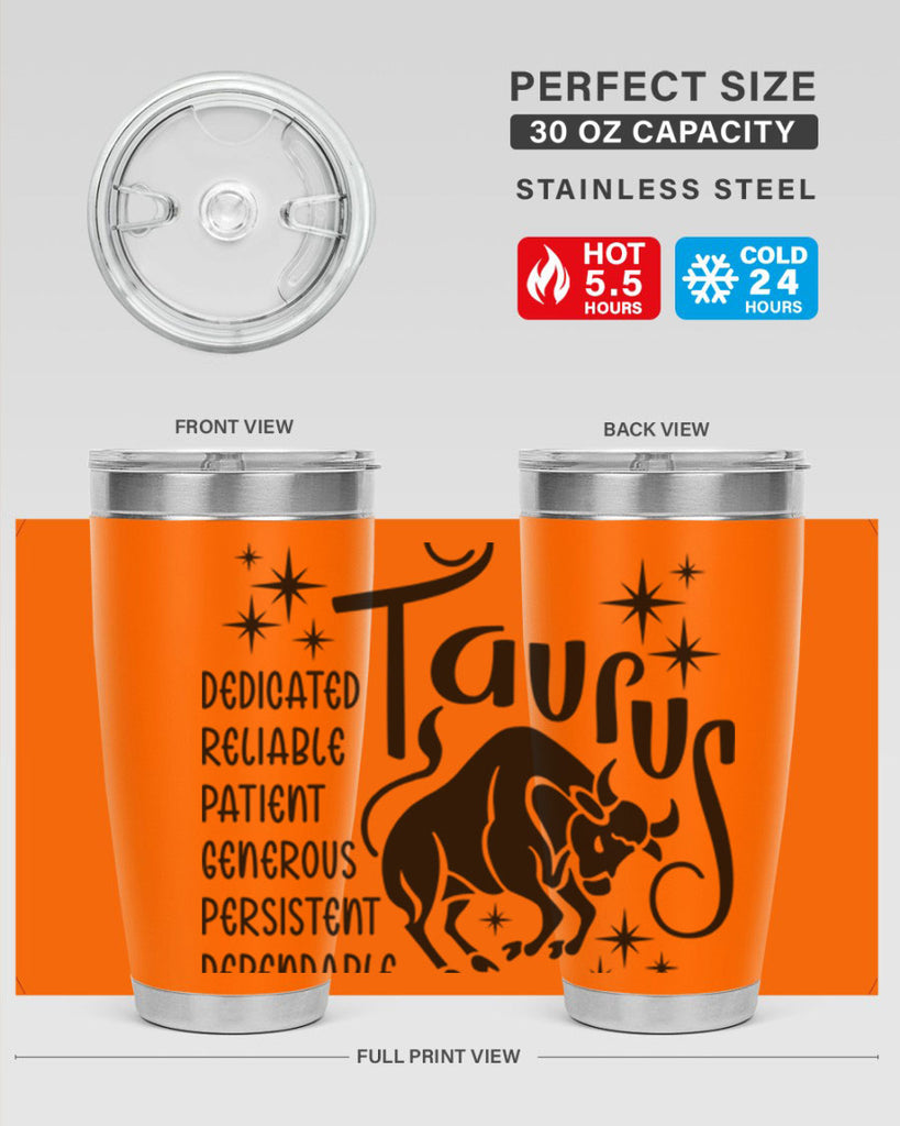 Taurus 486#- zodiac- Tumbler