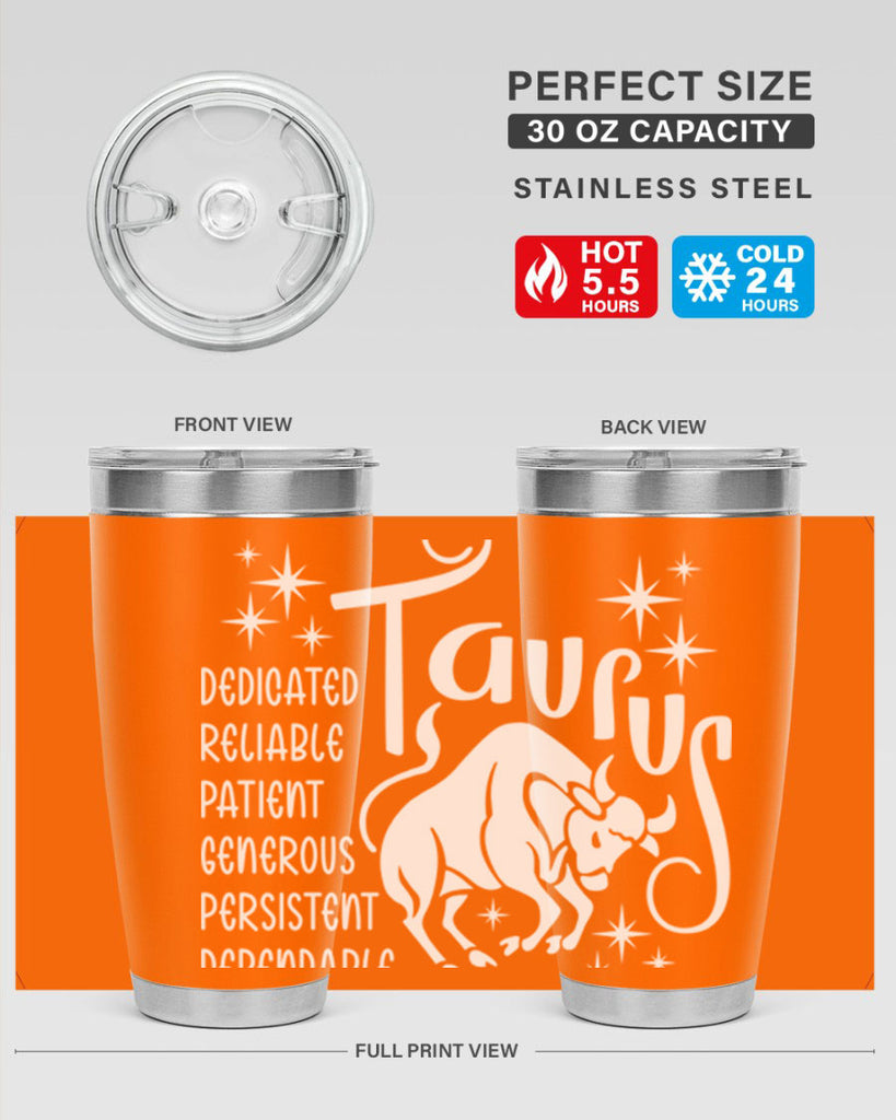 Taurus 491#- zodiac- Tumbler