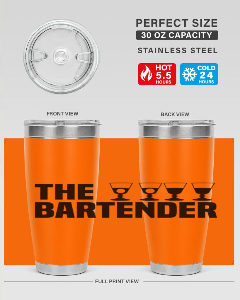 The bartender Style 12#- bartender- tumbler