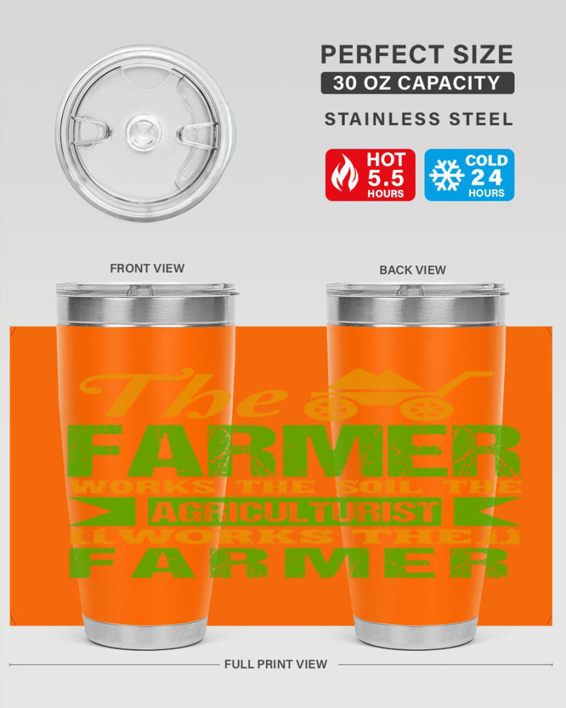 The farmers work the soil 33#- farming and gardening- Tumbler