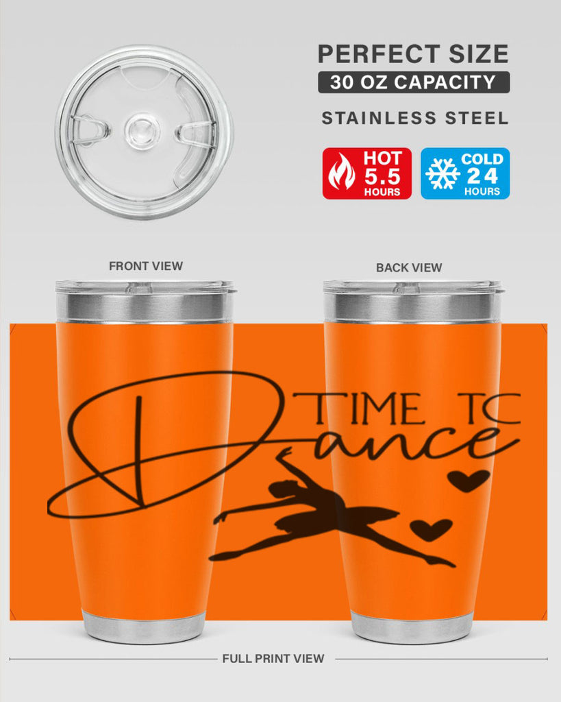 Time to Dance 85#- ballet- Tumbler