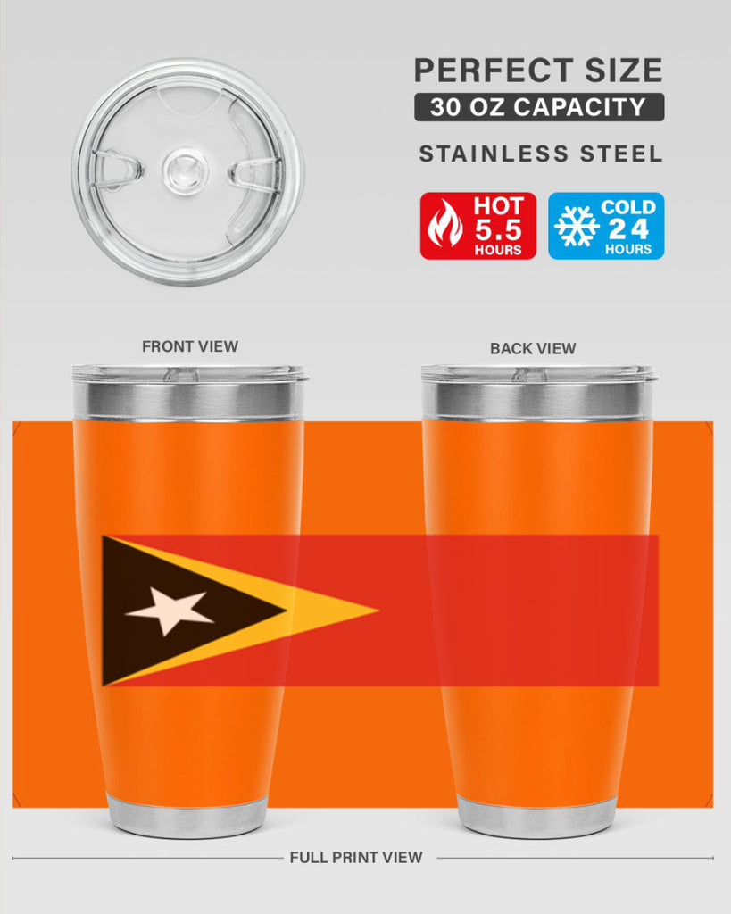 TimorLeste 22#- world flags- Tumbler