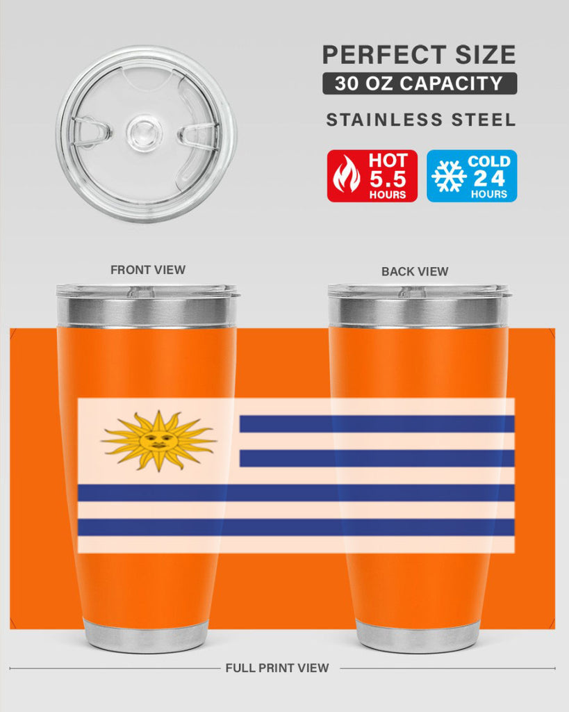 Uruguay 9#- world flags- Tumbler