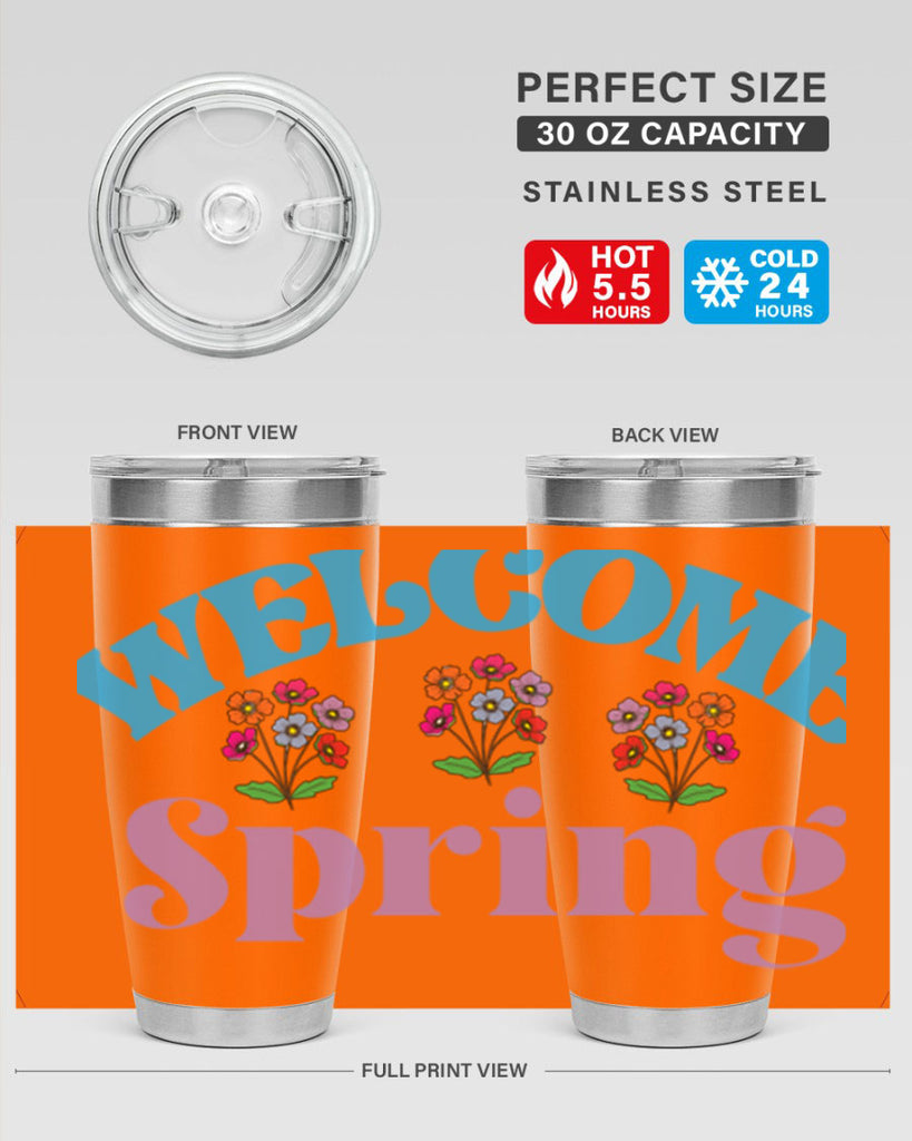 Welcome Spring  600#- spring- Tumbler