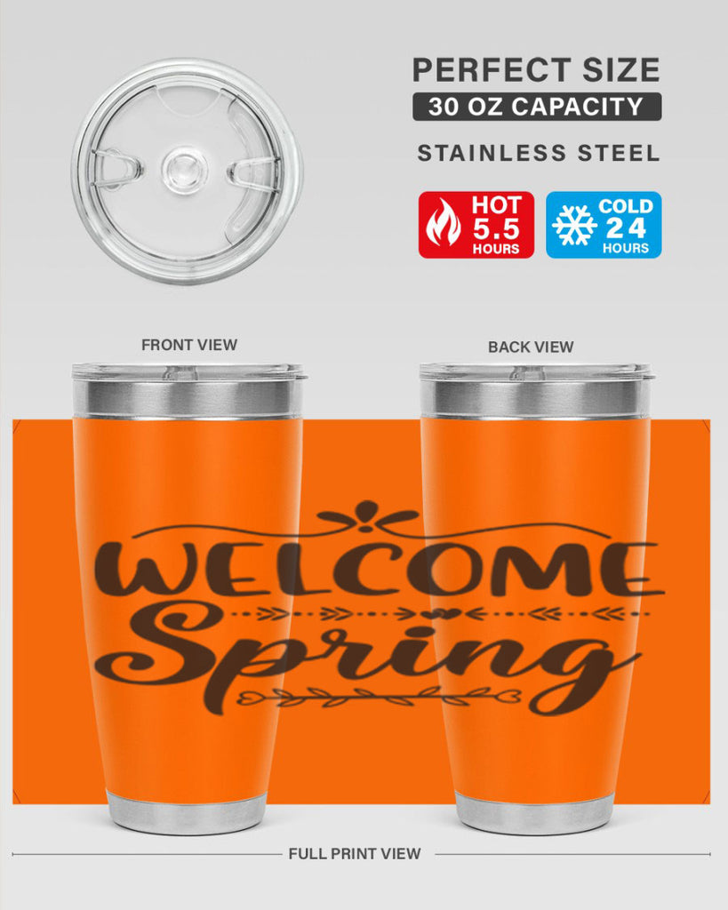 Welcome spring 576#- spring- Tumbler