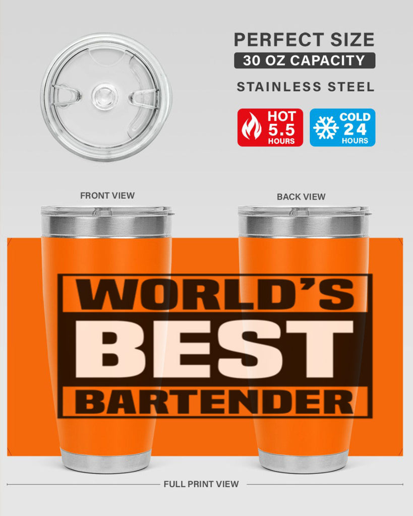 Worlds best Style 8#- bartender- tumbler