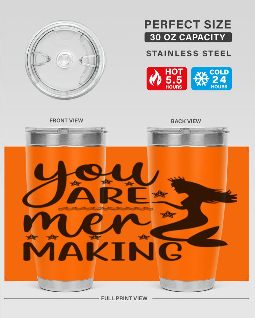 You are mer making 684#- mermaid- Tumbler