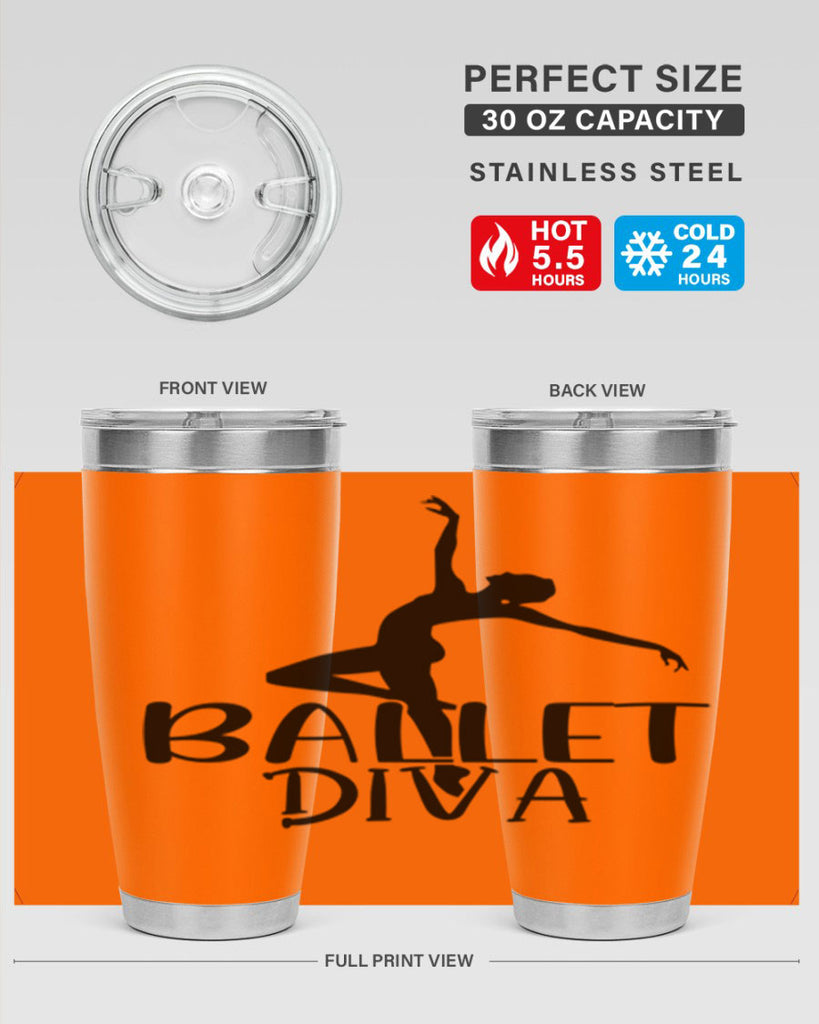 ballet diva6#- ballet- Tumbler