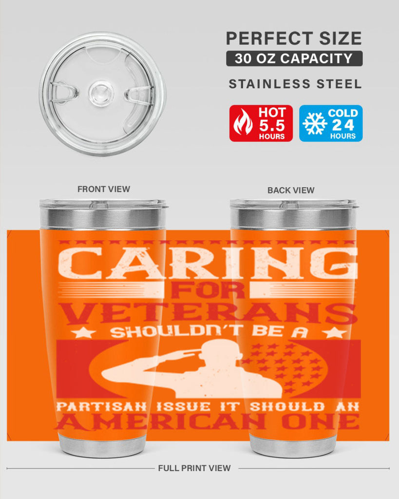 caring for veterans shouldn’t be a partisan issue it should an american one 68#- Veterns Day- Tumbler