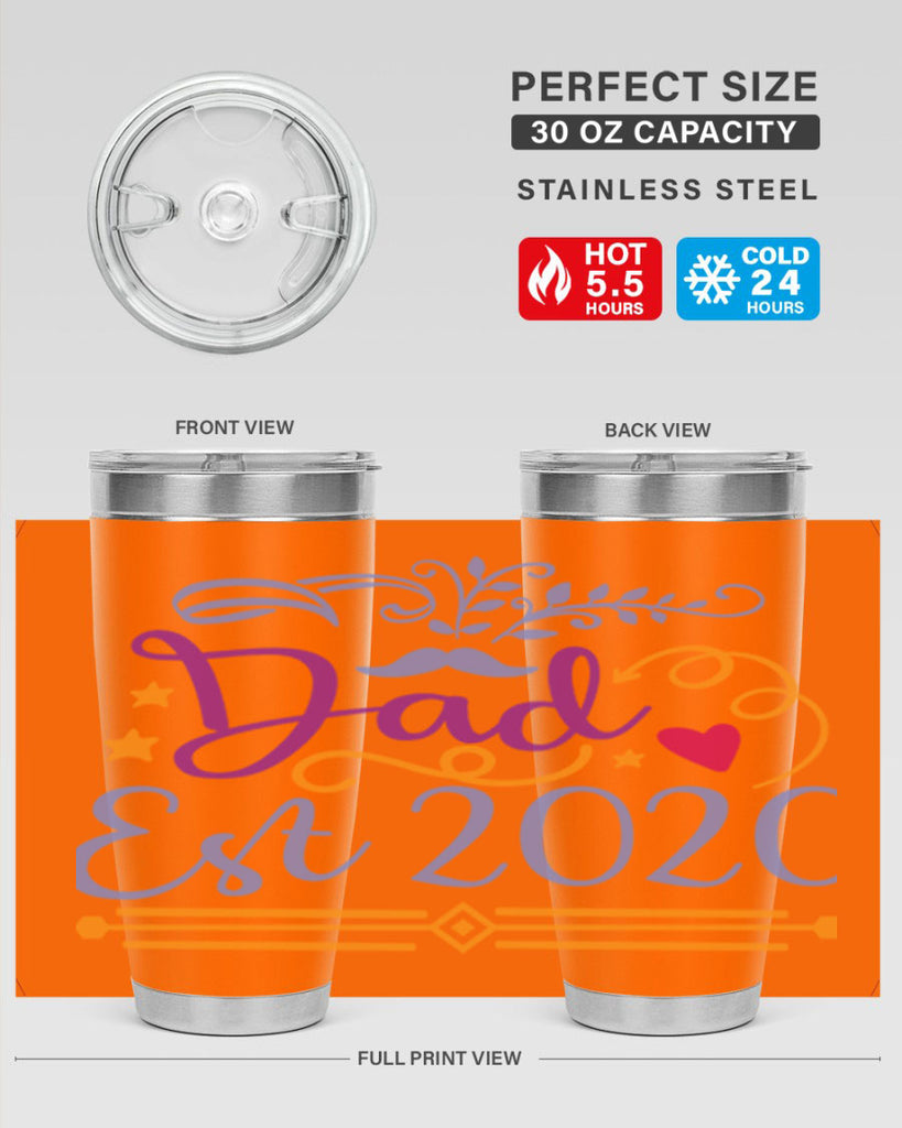 dad est 97#- fathers day- Tumbler