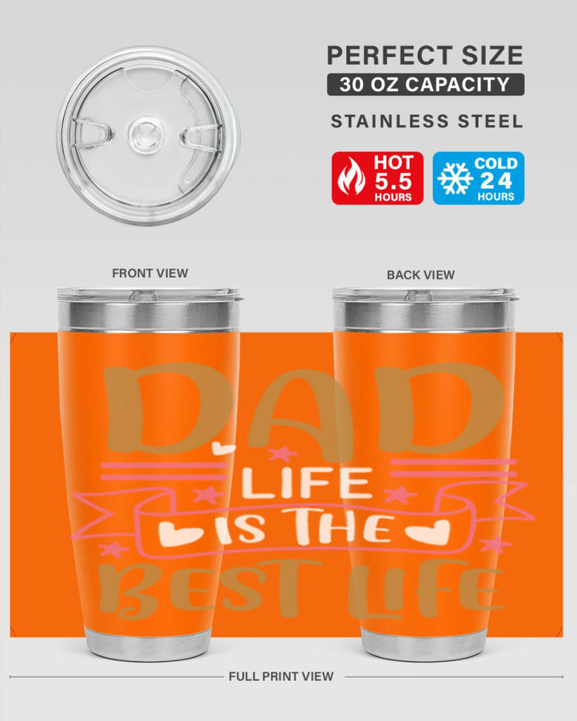 dad life is the best life 104#- fathers day- Tumbler