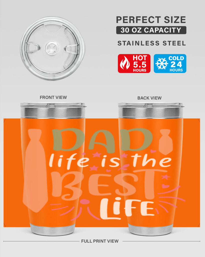 dad life is the best life 105#- fathers day- Tumbler
