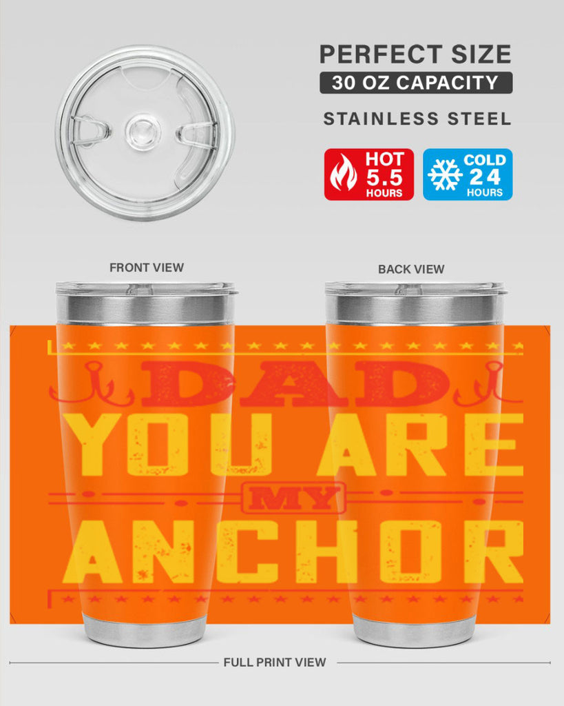 dad you are my anchor 256#- fathers day- Tumbler