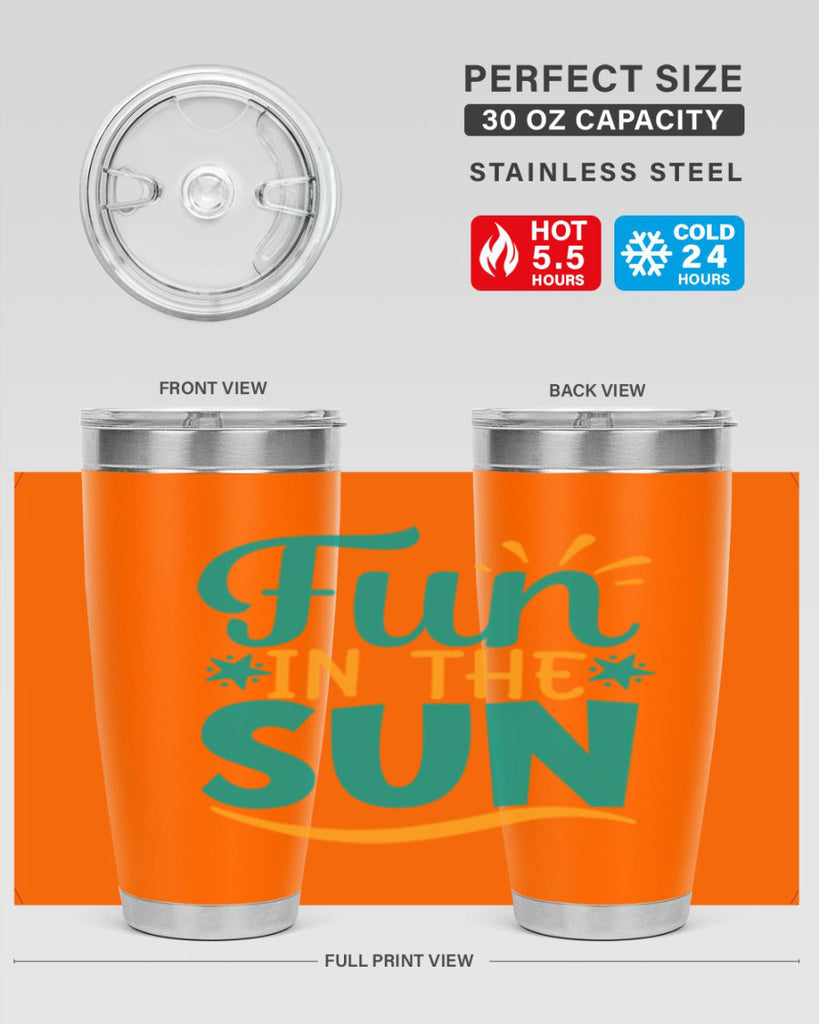 fun in the sun Style 103#- summer- Tumbler