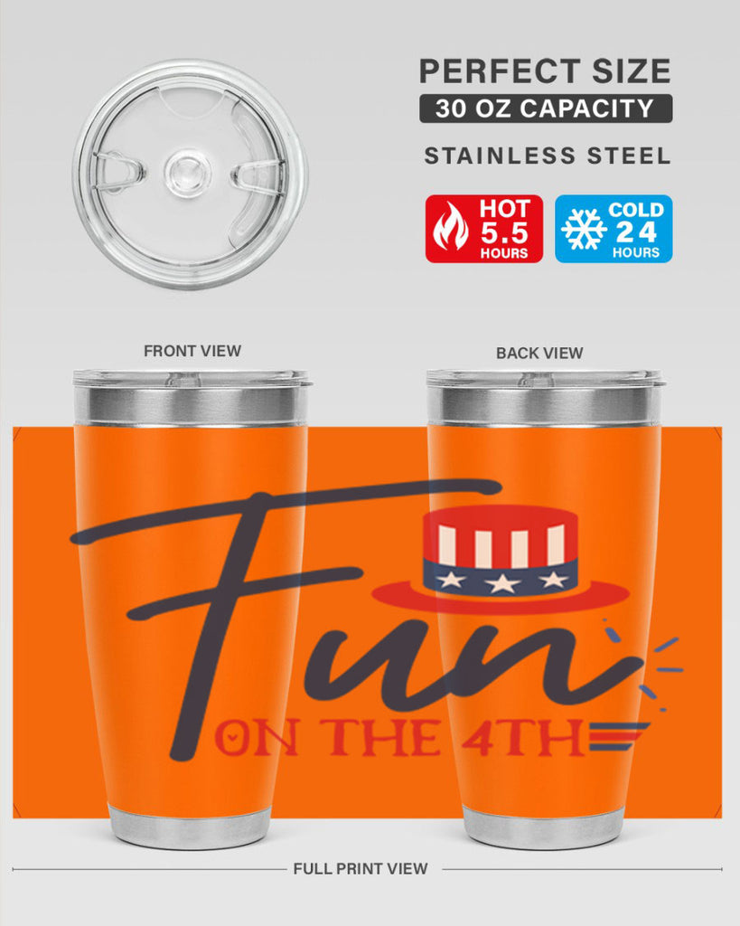 fun on the th Style 18#- Fourt Of July- Tumbler
