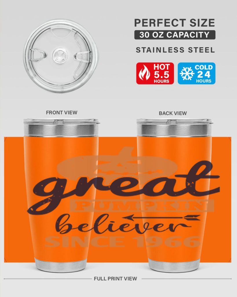 great pumpkin believer since 114#- halloween- Tumbler